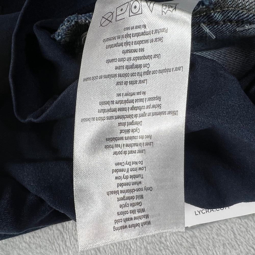 Indigo Blue Womens Maternity Skinny Jeans Dark Wash Full Belly Panel Size Small - Picture 12 of 12